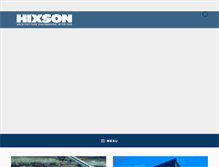 Tablet Screenshot of hixson-inc.com